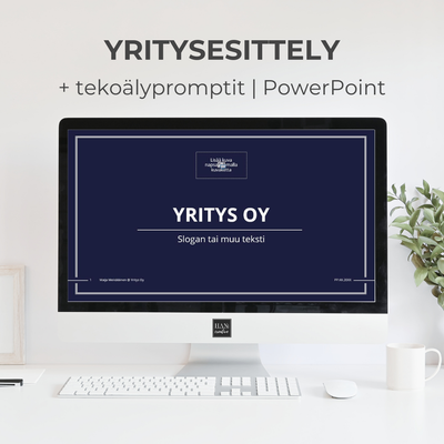 Yritysesittely malli sininen esittelykuva 1280x1280px HANi Creative