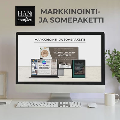 Markkinointi ja somepaketti videoesittely HANiCreative